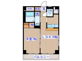 ラ・シャテロの物件間取画像